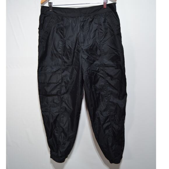 Fabletics Men's Cargo Joggers Nylon Black NWT Size XL Pants - Picture 1 of 11